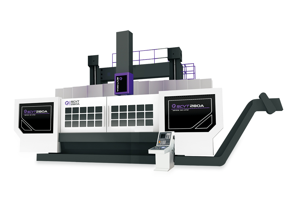 SCVT雙柱數(shù)控單刀架立式車床系列280、350、400